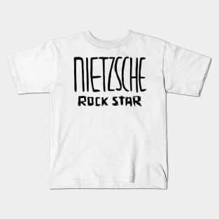 Nietzsche, Rock Star of Philosophy, Friedrich Nietzsche Kids T-Shirt